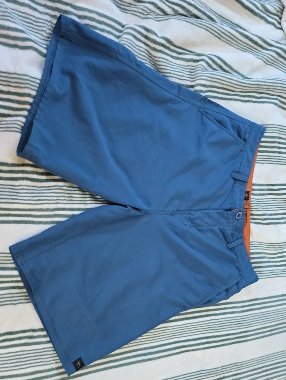 Rip Curl Men's Blue Flat Front Chino Shorts
